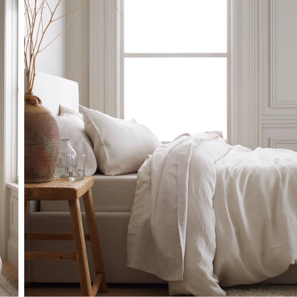 Quince European linen sham set - standard NWT - Picture 6 of 6